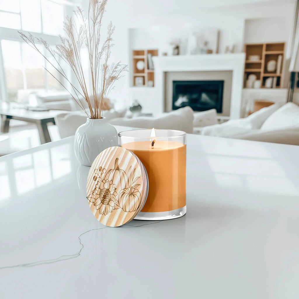 Pumpkin and Spice Engraved Lid Soy Scented Candle