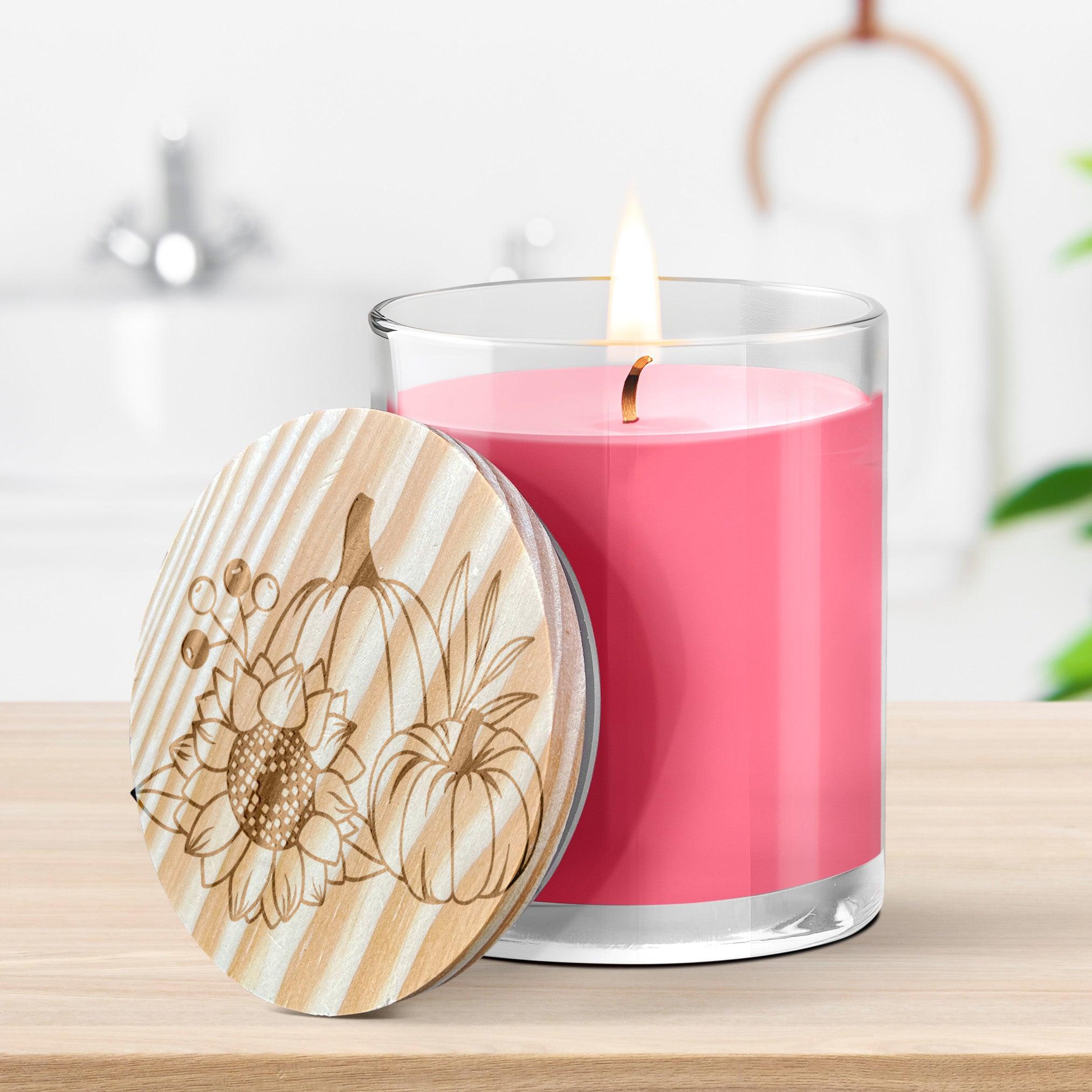 Pumpkin and Spice Engraved Lid Soy Scented Candle - Mallard Moon Gift Shop