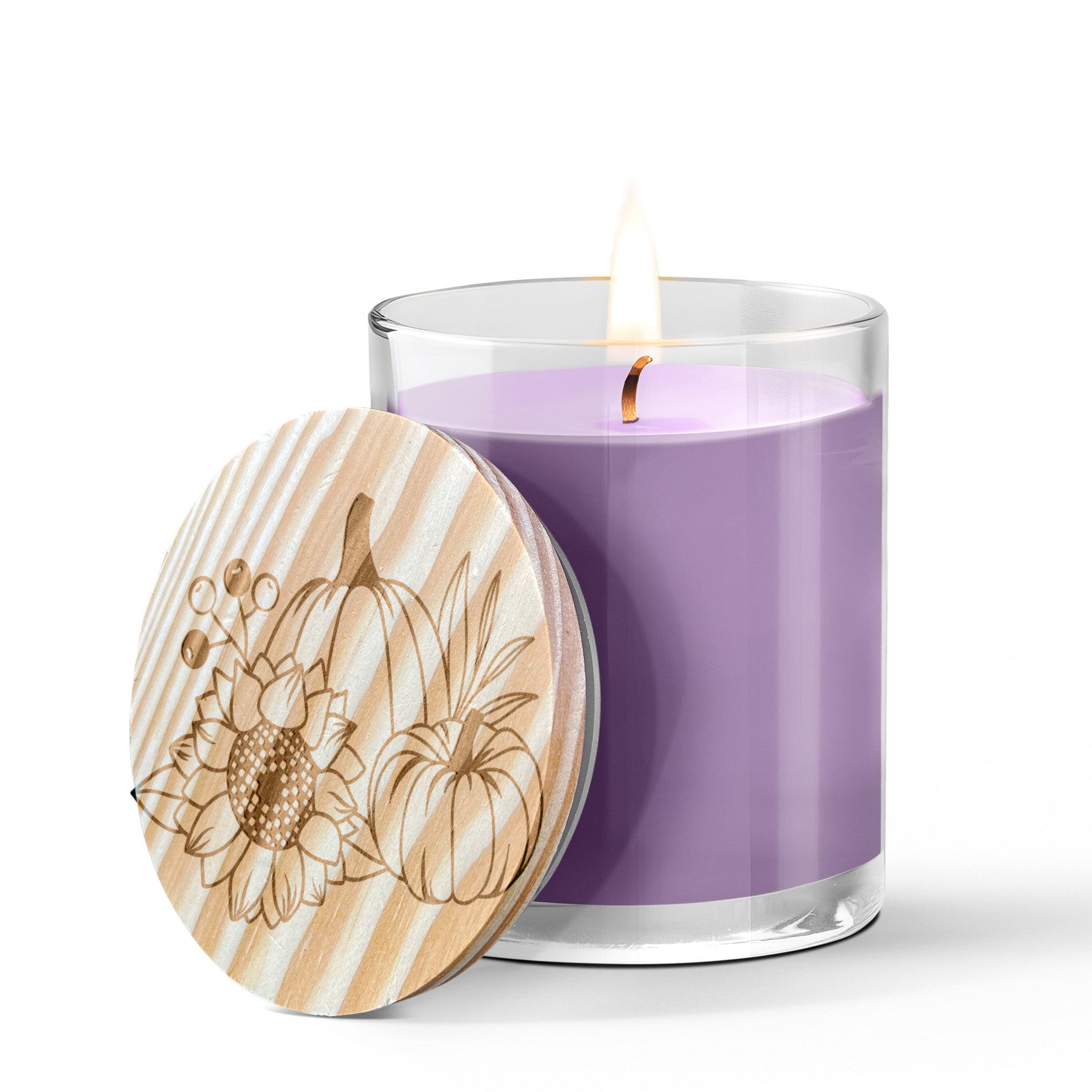 Pumpkin and Spice Engraved Lid Soy Scented Candle - Mallard Moon Gift Shop