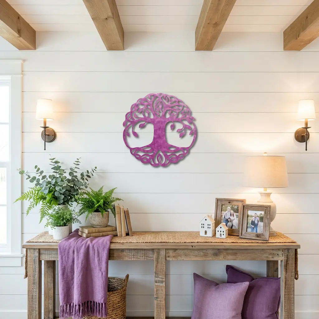 Tree of Life Metal Wall Art | Family Tree Wall Decor | Nature Inspired Home Sign | Housewarming & Family Gift | Made in USA