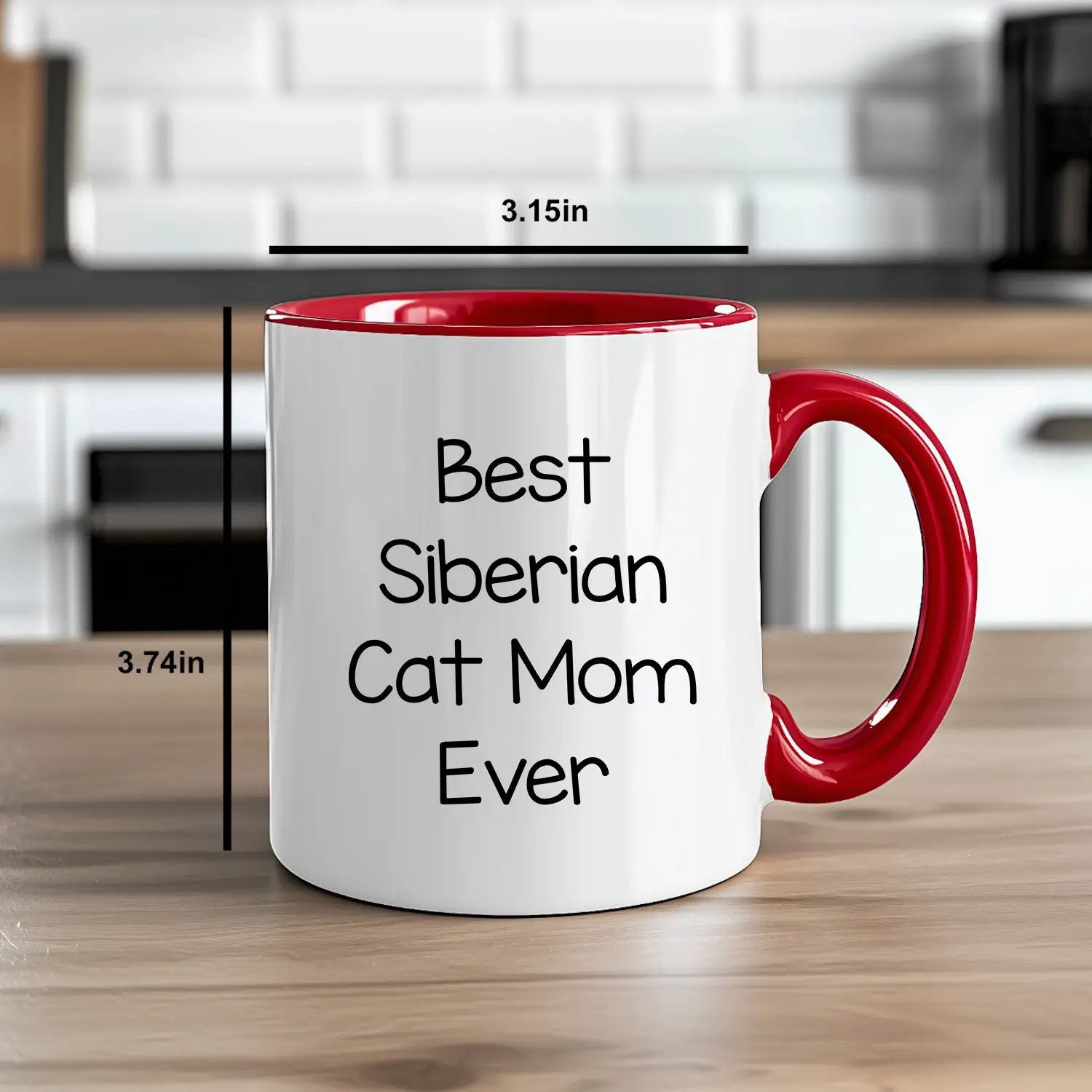 Siberian Cat Best Mom Ever Two Tone Coffee Mug - Mallard Moon