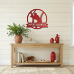 Baseball Player Custom Name Metal Art Wall Sign