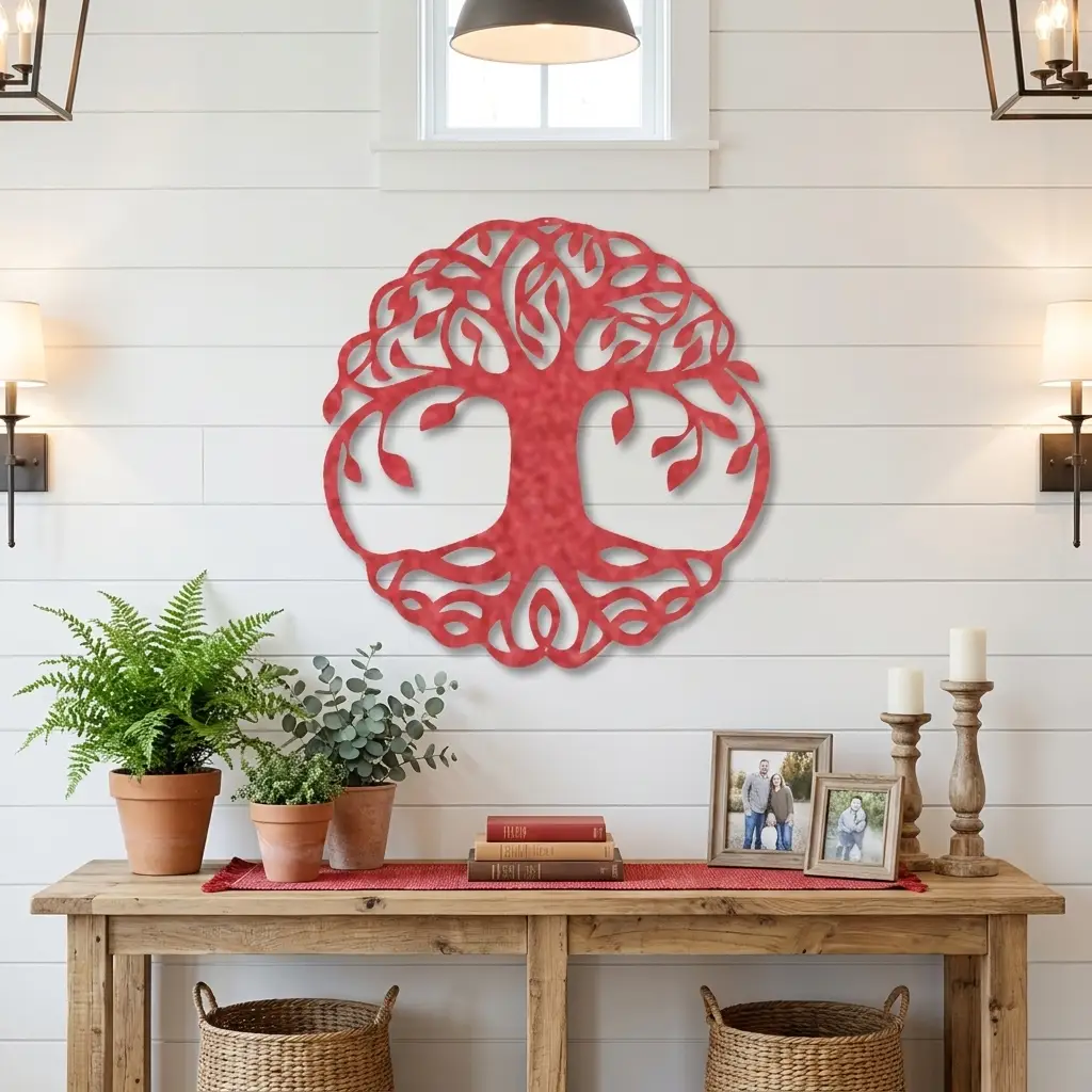 Tree of Life Metal Wall Art | Family Tree Wall Decor | Nature Inspired Home Sign | Housewarming & Family Gift | Made in USA