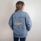 Retro Grandma Oversized Women's DTG Denim Jacket