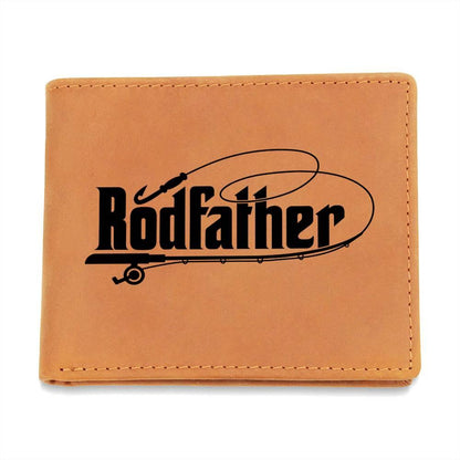 Rodfather Custom Leather Wallet - Mallard Moon Gift Shop