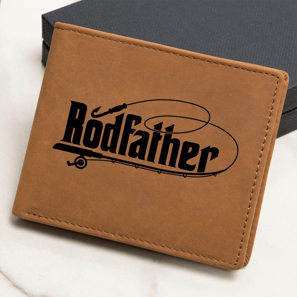 Rodfather Custom Leather Wallet - Mallard Moon Gift Shop