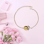 Romantic Soulmate Sunflower Bracelet - I Want to be Your Last Everything - Birthday, Christmas Holiday, Valentine Gifts