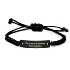 Funny Christmas Rope Bracelet Gifts from Men to Awesome Cooks, Rope Bracelet Cook Gifts for Friends, Unique Rope Bracelet for Cook