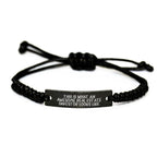 Real Estate Investor Rope Bracelet Gifts from Men Funny Inspirational Quote This Is What An Awesome Real Estate Investor Looks Like