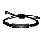 For Him Rope Bracelet Birthday Gift – Men Equal, Coolest Become Dancer - Image 1