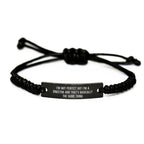 Funny Director Rope Bracelet Gifts from Friends for Men on Christmas Day, Director Inspired Rope Bracelet, I'm Not Perfect but I'm a Director and That's Basically the Same Thing