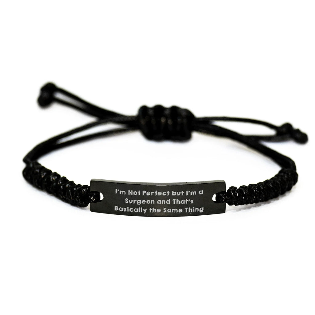 Surgeon Rope Bracelet, Funny Gift for Surgeon Friends and Family Valentine's Unique Gifts from Men, Women, Coworkers