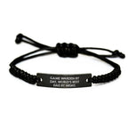 Funny Game Warden Rope Bracelets Gifts for Men Game Warden Christmas Unique