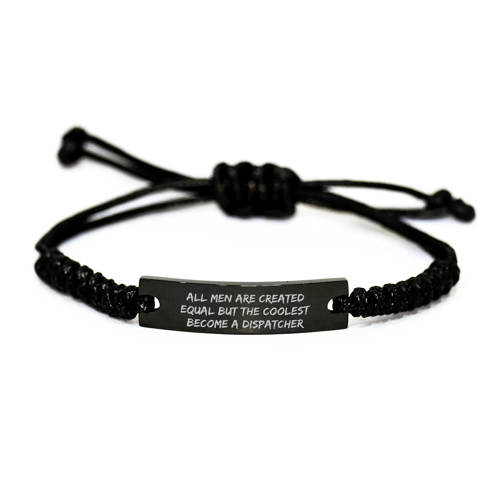 Bold Dispatcher Rope Bracelet Novelty Birthday Gift for Friends - Image 1