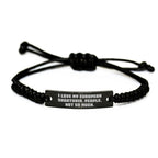 European Shorthair Cat Rope Bracelet, I Love My European Shorthair. People, Not So Much. - Funny Graduation Gift from Friends, Coworkers, or Family