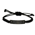 Funny Orange Tabby Cat Mom Rope Bracelet, Valentine's Unique Gifts for Orange Tabby Cat Lovers from Family, Friends, and Women
