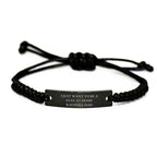 Ragdoll Cat Dad Gifts from Men to Husband for Christmas Unique Rope Bracelet with Interlaced Rope, 'I Just Want To Be A Stay At Home Ragdoll Dad'