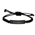 Funny Great Pyrenees Dog Rope Bracelet Gift for Dad Men Fathers Day Christmas Unique Presents from Family