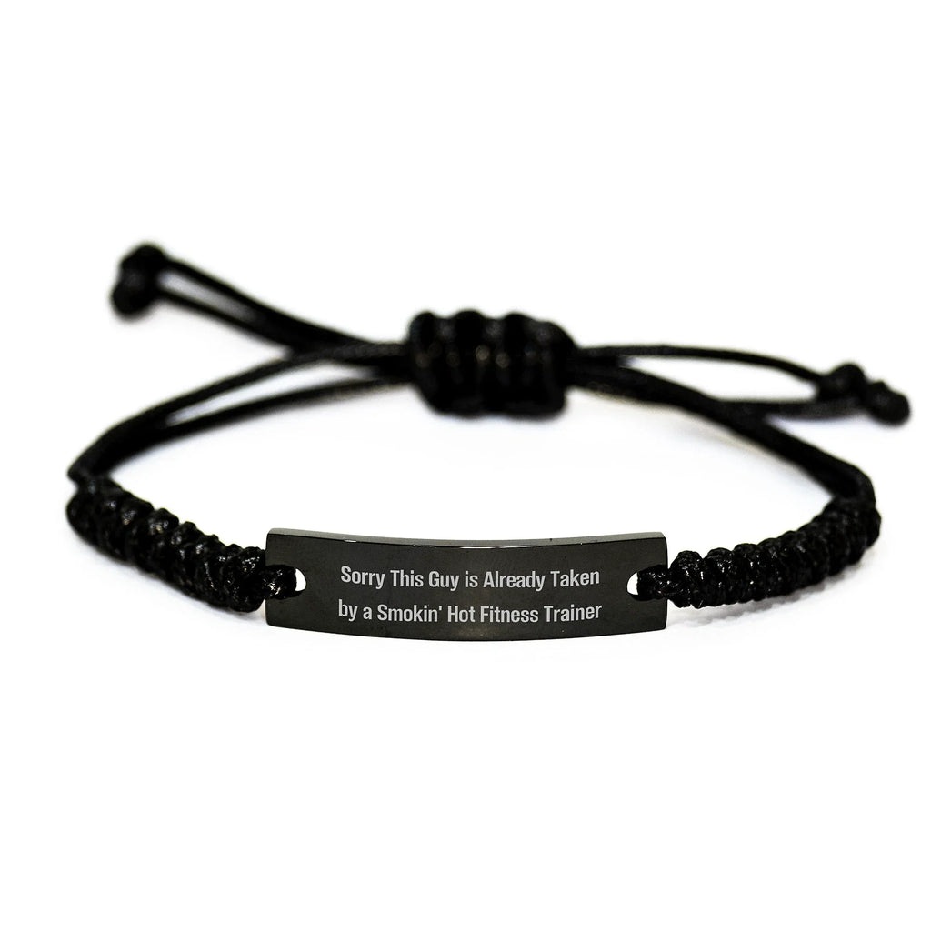 Funny Fitness Trainer Rope Bracelet Gifts from Friends for Men Christmas Unique