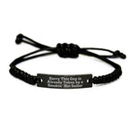 Funny Sailor Gifts for Men - Sailor Rope Bracelet with Quote 'Sorry This Guy Is Already Taken' - Christmas Unique Gifts from Friends