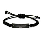 Funny Designing and Making Clothes Rope Bracelet Gift for Women Friends Christmas Unique Presents from Sisters Family
