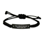 Funny Quotes for Analyst Rope Bracelet, Gifts from Friends to Awesome Analyst, Valentine's Unique Gifts