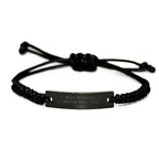 Funny Domestic Medium Hair Cat Rope Bracelet Gifts for Dad