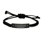 Bold General Manager Rope Bracelet for Friends Novelty Birthday Gift - Image 1