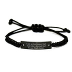 Funny Auctioneer Rope Bracelet Gifts from Dad, Unique Christmas Unique Gifts for Auctioneer Men Friends Family