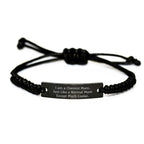 Chemist Gifts from Mom, Funny Quote, Unique Rope Bracelet for Chemist Women, Christmas Unique Gifts