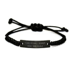 Bull Terrier Dog Rope Bracelets Funny Quote Valentine's Gift for Dog Lovers from Friends