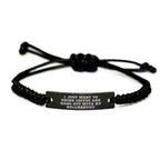 Funny Bullmastiff Dog Rope Bracelets for Women - Gifts from Friends & Family, 'I Just Want To Drink Coffee And Hang Out With My Bullmastiff' Valentine's Unique Gifts