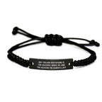 Funny Italian Greyhound Dog - My Italian Greyhound Is The Reason I Wake Up...and The Reason I'm Always Late, Black Rope Birthday Unique Gifts