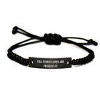 Bull Terrier Dog Lover Gifts Rope Bracelet For Him Or Her Valentines Day