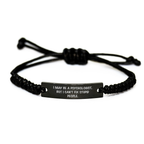 Funny Psychologist Rope Bracelet, Gifts from Men to Women, Valentine's Unique Gifts for Psychologist Friends - Image 1
