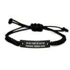 Funny Personal Trainer Rope Bracelet Gifts from Friends to Personal Trainer Men Women on Christmas Unique Days