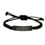 Bold Psychiatrist Rope Bracelet for Friends Birthday Gift - Image 1