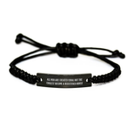 Playful Registered Nurse Rope Bracelet for Friends – Birthday Gift - Image 1