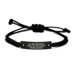 Birthday Gift Rope Bracelet for Her – Equal Men, Coolest Roofers - Image 1