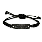 Funny Air Traffic Controller Rope Bracelet, 'I'm Right' Quote, Christmas Unique Gifts for Men, Air Traffic Controller Gifts from Friends