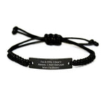 Funny CPA Rope Bracelet Gifts for Men - Christmas Unique Presents from Friends or Family - 'I'm A Cpa. I Don't Argue. I Just Explain Why I'm Right.'