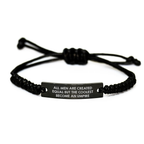 Birthday Gift Umpire Rope Bracelet for Her Present Adjustable Style - Image 1