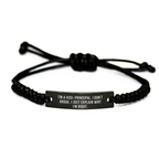 Funny Vice-principal Gifts, Rope Bracelet for Vice-principal, Unique Birthday Unique Gifts from Friends for Vice-principal - Image 1