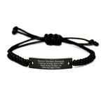Social Worker Rope Bracelet Gifts from Friends - Valentine's Unique Gifts for Social Worker - Image 1