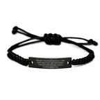 Funny Claims Adjuster Rope Bracelet Gifts from Men for Friends on Christmas