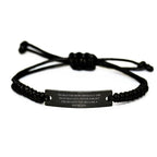 Gifts for Physicians, Rope Bracelet with Inspirational Quote, Unique Christmas Unique Gifts for Men, Women, Friends, Coworkers, Family