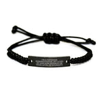 Funny Database Administrator Gifts from Men, Unique Rope Bracelet for Database Administrator Friends on Valentine's