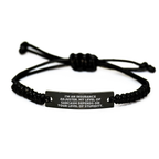 Insurance Adjuster Rope Bracelet Funny Valentine's Gift for Insurance Adjuster from Friends - Image 1