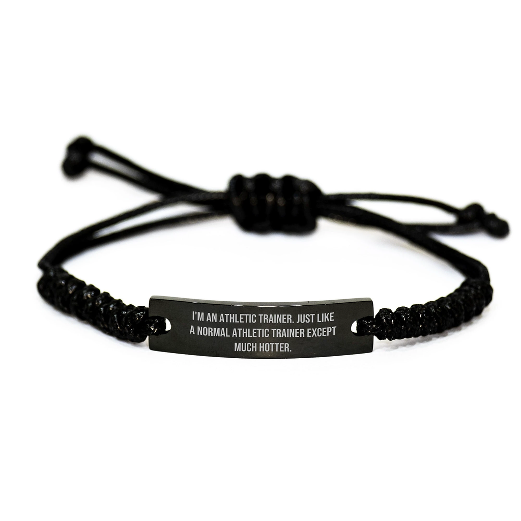 Funny Athletic Trainer Rope Bracelet Gift for Mom, Personalized Athletic Trainer Inspired Jewelry, Gifts from Men to Women on Mother's Day Unique Gifts - Image 1