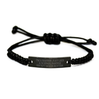Birthday Gift for Her Barber Rope Bracelet Present - Image 1